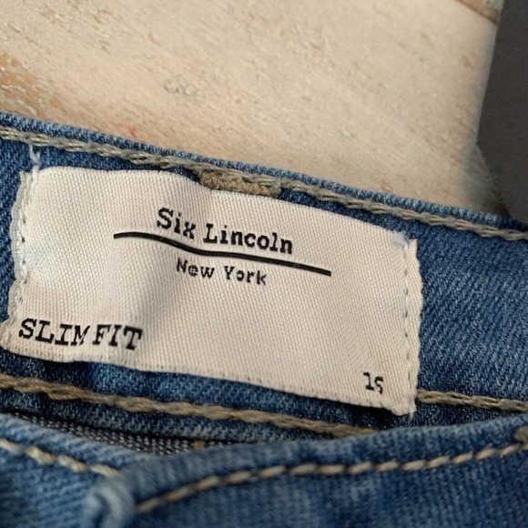 Six Lincoln‎ New York Women's Jeans 32x28 Skinny Fit Denim Stretch Sz 16 NWT - Picture 5 of 8